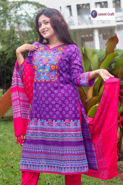 Lammi Craft  cotton 3 pieces  for women-A3P-1007