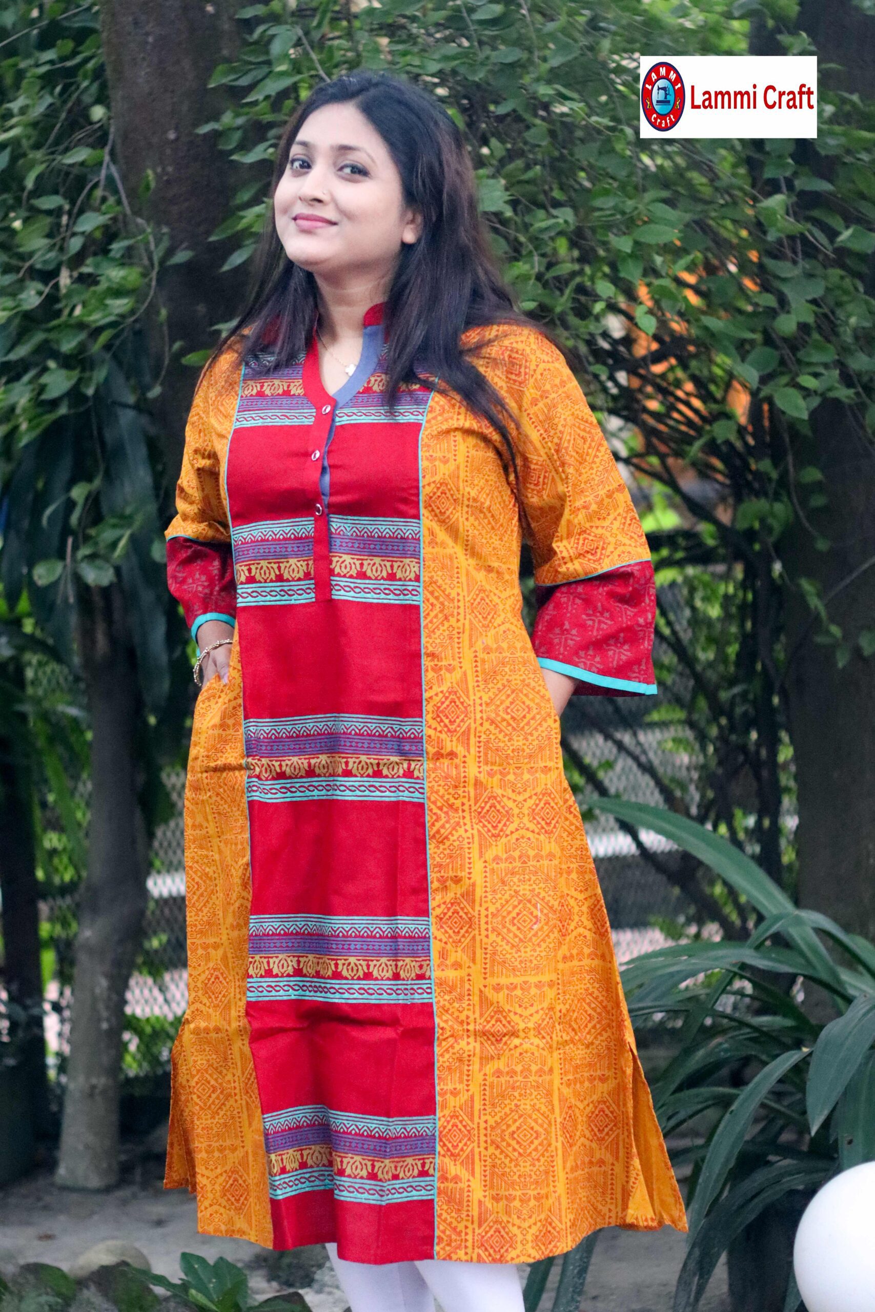 l161 Lammi Craft cotton N-tops for women- NT-4016 - Image 1